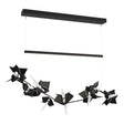 Hubbardton Forge 2018 Black Black Standard Belladonna LED Pendant