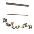 Hubbardton Forge 2018 Bronze Natural Iron Standard Belladonna LED Pendant