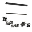 Hubbardton Forge 2018 Black Natural Iron Standard Belladonna LED Pendant