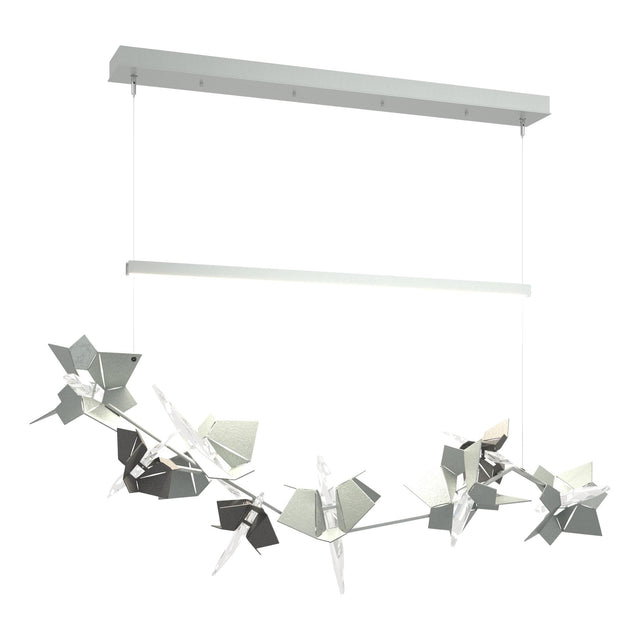 Hubbardton Forge 2018 Vintage Platinum Natural Iron Standard Belladonna LED Pendant