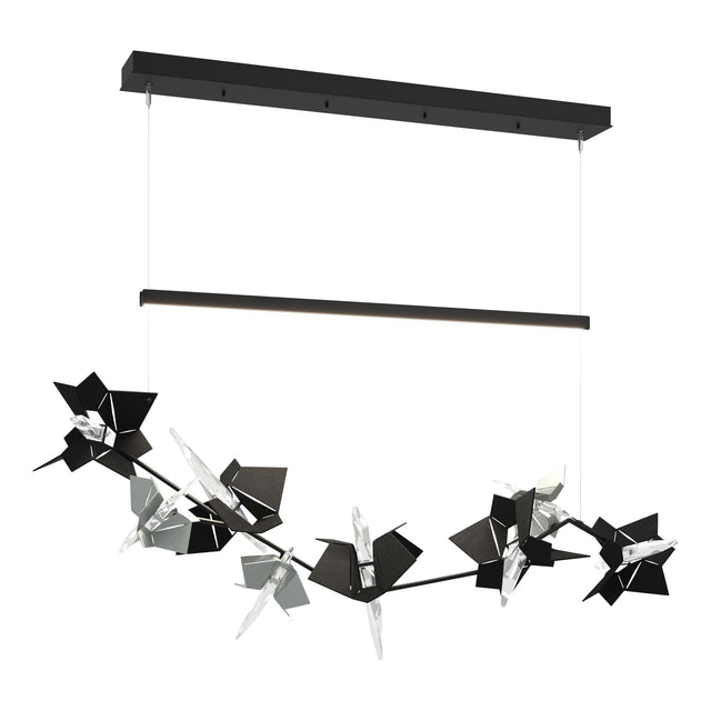 Hubbardton Forge 2018 Black Vintage Platinum Standard Belladonna LED Pendant