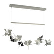 Hubbardton Forge 2018 Sterling Black Standard Belladonna LED Pendant