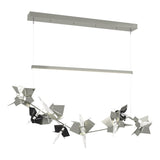 Hubbardton Forge 2018 Sterling Black Standard Belladonna LED Pendant