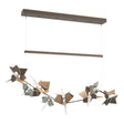 Hubbardton Forge 2018 Bronze Sterling Standard Belladonna LED Pendant