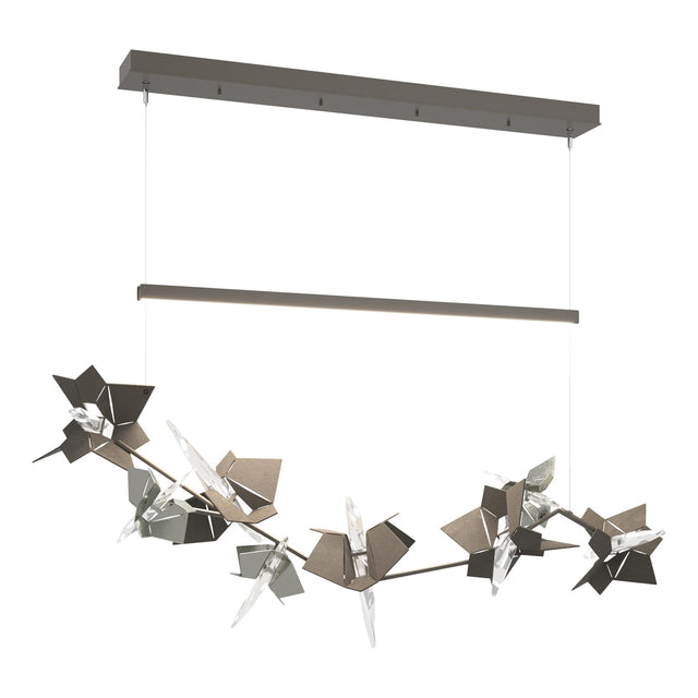 Hubbardton Forge 2018 Dark Smoke Sterling Standard Belladonna LED Pendant