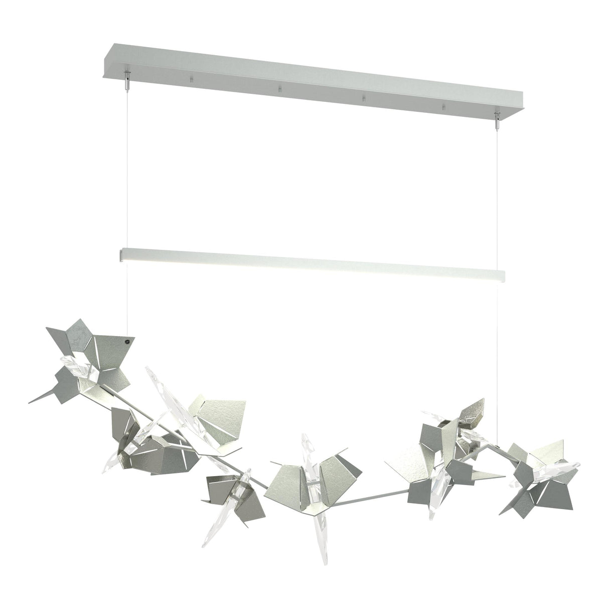 Hubbardton Forge 2018 Vintage Platinum Sterling Standard Belladonna LED Pendant
