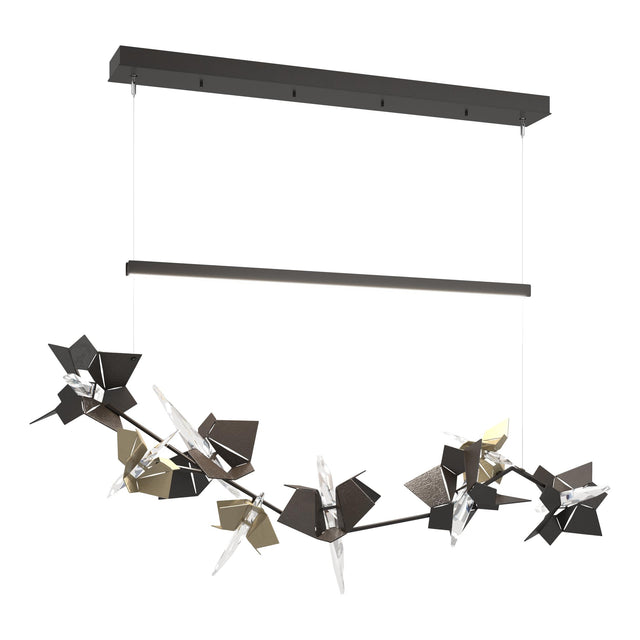 Hubbardton Forge 2018 Oil Rubbed Bronze Soft Gold Standard Belladonna LED Pendant