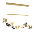 Hubbardton Forge 2018 Modern Brass Black Standard Belladonna LED Pendant