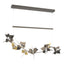 Hubbardton Forge 2018 Dark Smoke Modern Brass Standard Belladonna LED Pendant