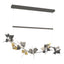 Hubbardton Forge 2018 Natural Iron Modern Brass Standard Belladonna LED Pendant