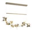 Hubbardton Forge 2018 Soft Gold Modern Brass Standard Belladonna LED Pendant