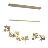 Hubbardton Forge 2018 Soft Gold Modern Brass Standard Belladonna LED Pendant