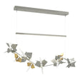 Hubbardton Forge 2018 Sterling Modern Brass Standard Belladonna LED Pendant
