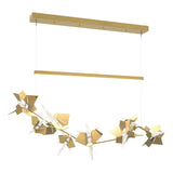Hubbardton Forge 2018 Modern Brass Modern Brass Standard Belladonna LED Pendant