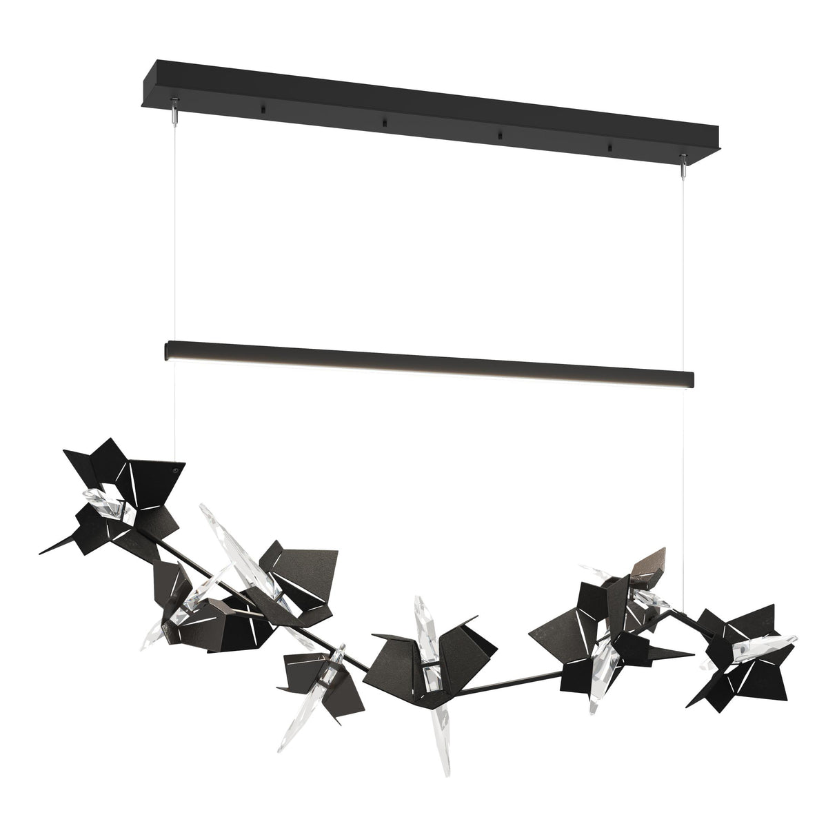 Hubbardton Forge 2018 Black Oil Rubbed Bronze Standard Belladonna LED Pendant