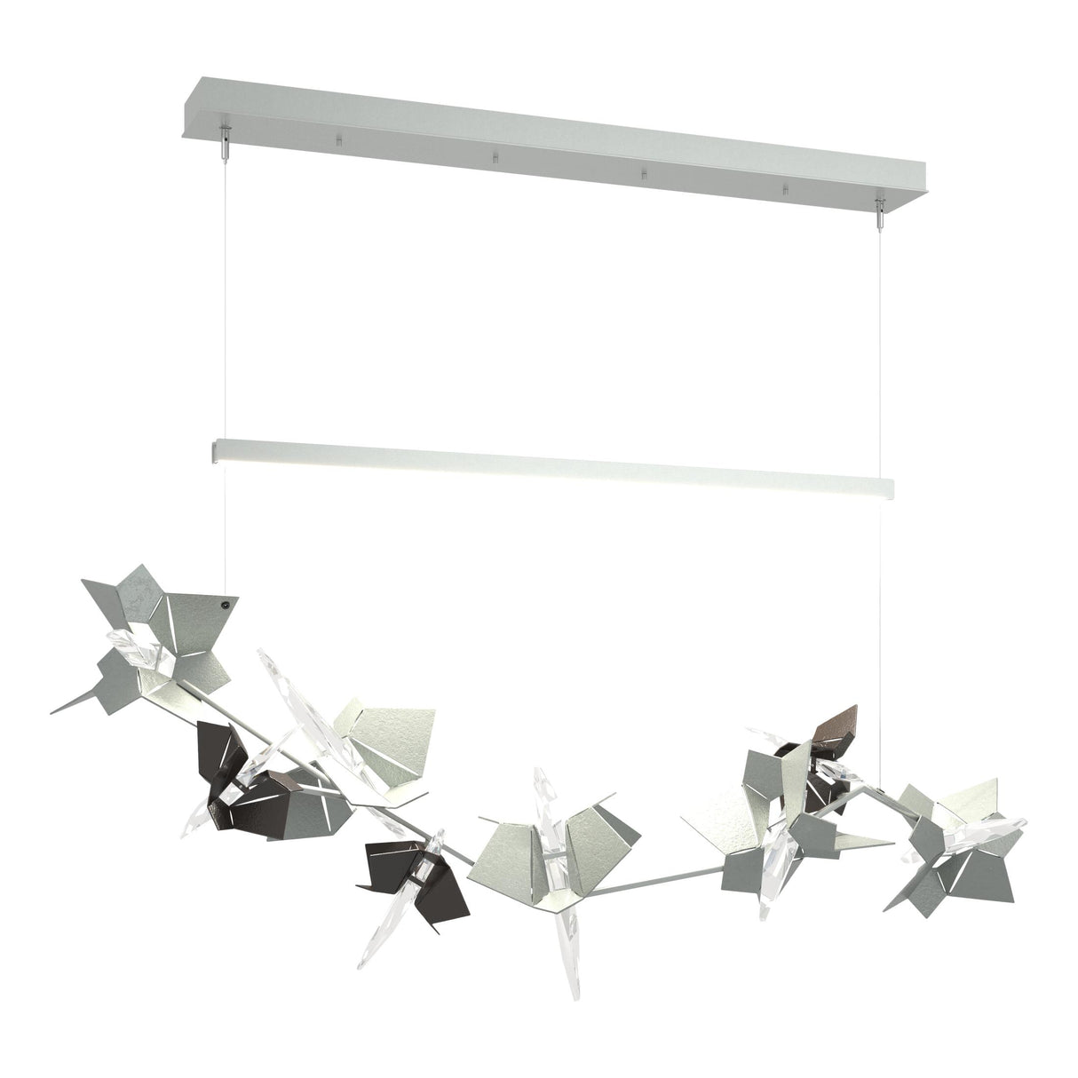 Hubbardton Forge 2018 Vintage Platinum Oil Rubbed Bronze Standard Belladonna LED Pendant