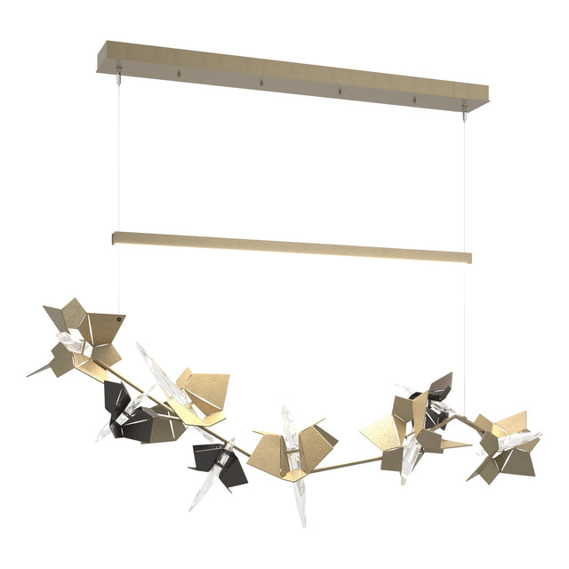 Hubbardton Forge 2018 Soft Gold Oil Rubbed Bronze Standard Belladonna LED Pendant