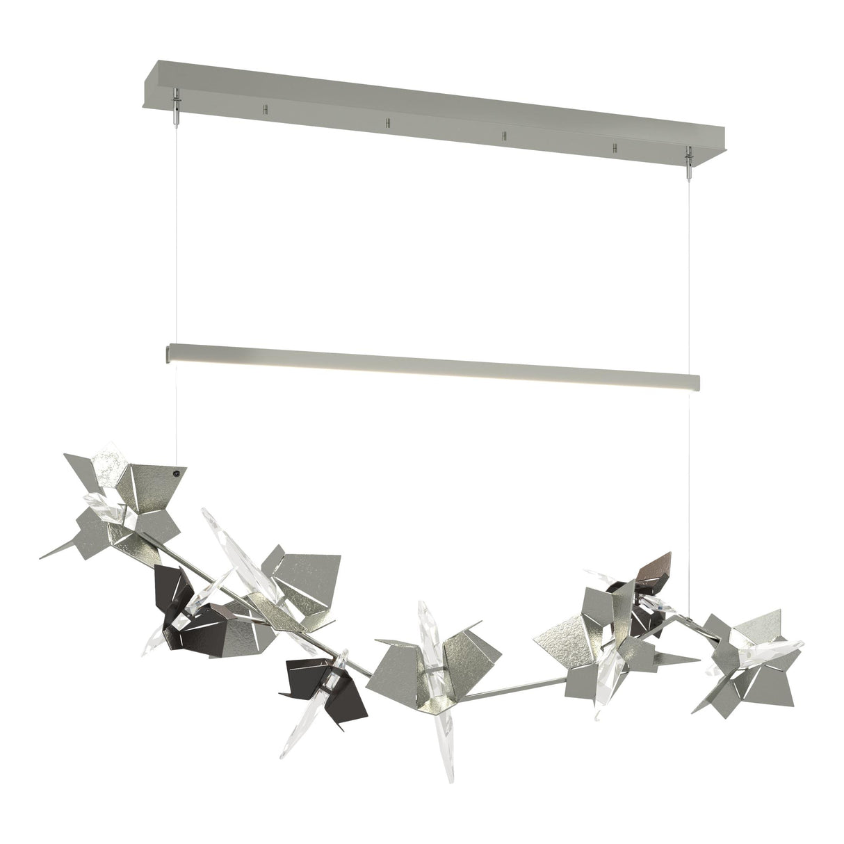 Hubbardton Forge 2018 Sterling Oil Rubbed Bronze Standard Belladonna LED Pendant