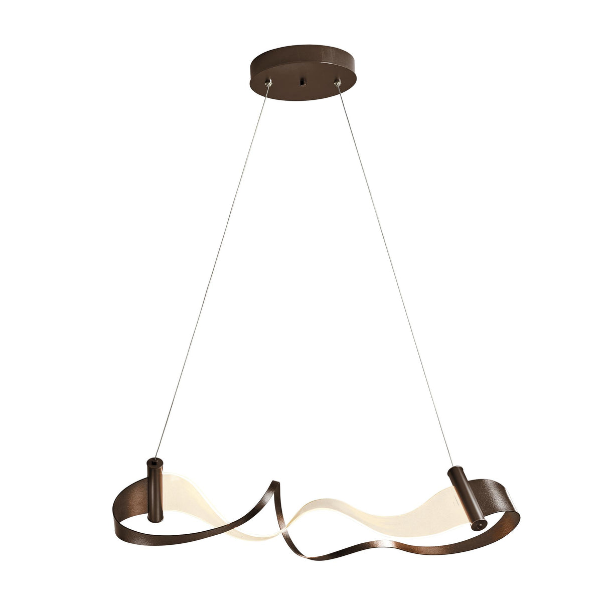 Hubbardton Forge 2017 Bronze Standard Zephyr LED Pendant