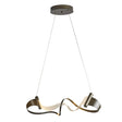 Hubbardton Forge 2017 Dark Smoke Standard Zephyr LED Pendant