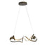 Hubbardton Forge 2017 Dark Smoke Standard Zephyr LED Pendant