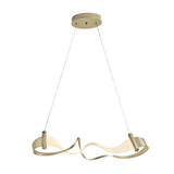 Hubbardton Forge 2017 Soft Gold Standard Zephyr LED Pendant