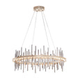 Hubbardton Forge 2019 Soft Gold Vintage Platinum Standard Cityscape Circular LED Pendant