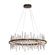 Hubbardton Forge 2019 Oil Rubbed Bronze Vintage Platinum Standard Cityscape Circular LED Pendant