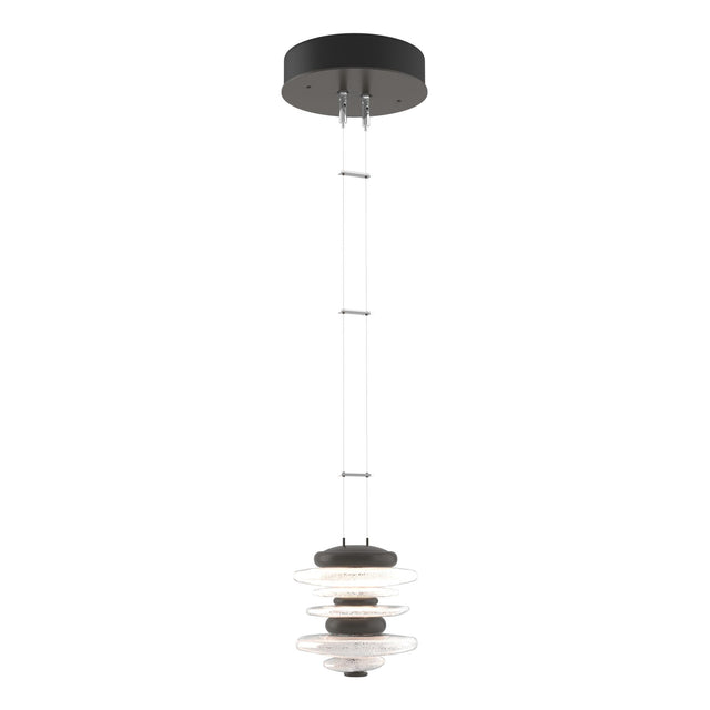 Hubbardton Forge 2019 Dark Smoke Standard Cairn Mini Pendant