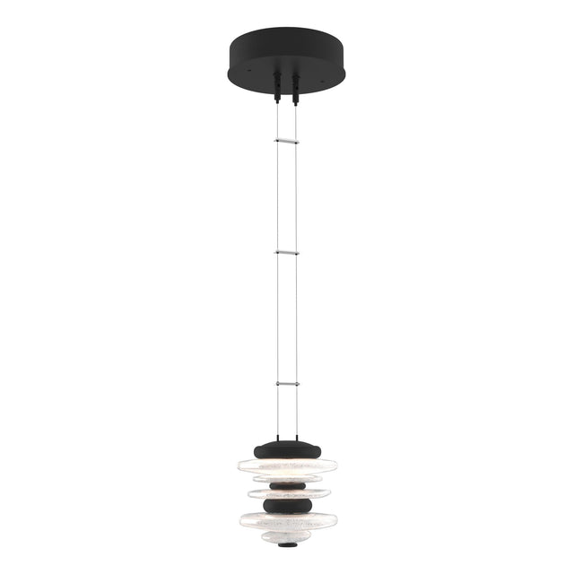 Hubbardton Forge 2019 Black Standard Cairn Mini Pendant