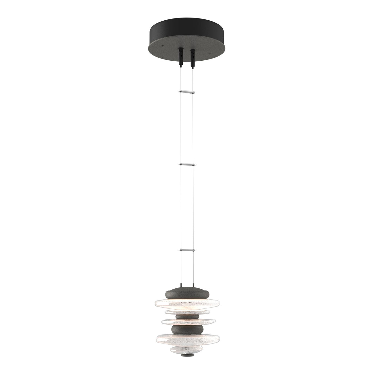 Hubbardton Forge 2019 Natural Iron Standard Cairn Mini Pendant