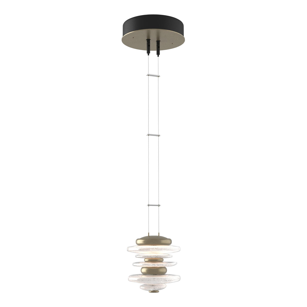 Hubbardton Forge 2019 Soft Gold Standard Cairn Mini Pendant