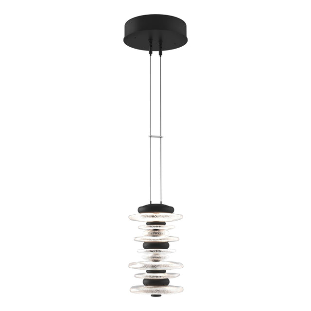 Hubbardton Forge 2019 Black Standard Cairn Large Mini Pendant