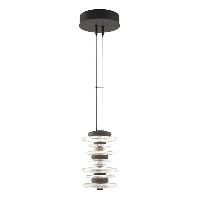 Hubbardton Forge 2019 Natural Iron Standard Cairn Large Mini Pendant