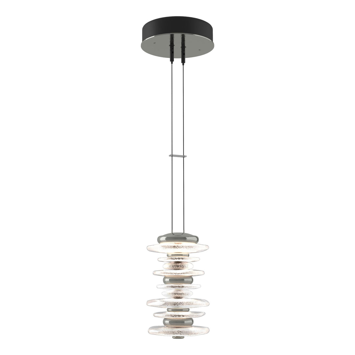 Hubbardton Forge 2019 Sterling Standard Cairn Large Mini Pendant