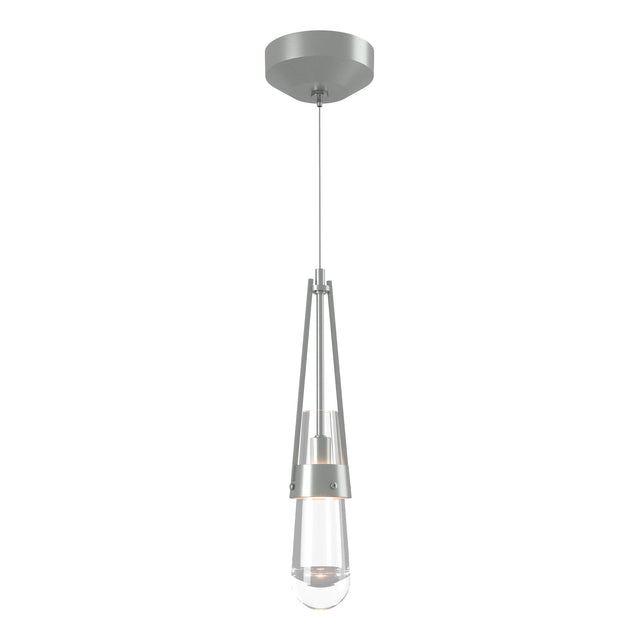 Hubbardton Forge 2013 Vintage Platinum Clear Glass (ZM) Standard Link Clear Glass Low Voltage Mini Pendant