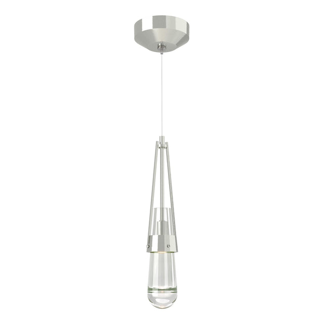 Hubbardton Forge 2013 Sterling Clear Glass (ZM) Standard Link Clear Glass Low Voltage Mini Pendant