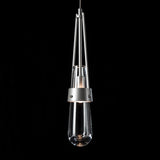Hubbardton Forge 2013 Sterling Clear Glass (ZM) Standard Link Clear Glass Low Voltage Mini Pendant