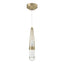 Hubbardton Forge 2013 Modern Brass Clear Glass (ZM) Standard Link Clear Glass Low Voltage Mini Pendant