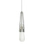 Hubbardton Forge 2022 Sterling Clear Bubble Glass (YG) Standard Link Blown Glass Low Voltage Mini Pendant
