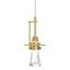 Hubbardton Forge 2013 Modern Brass Clear Glass (ZM) Standard Erlenmeyer Low Voltage Mini Pendant