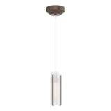 Hubbardton Forge 2022 Bronze Opal Glass (GG) Standard Exos Glass Low Voltage Mini Pendant