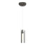 Hubbardton Forge 2022 Dark Smoke Clear Glass (ZM) Standard Exos Glass Low Voltage Mini Pendant