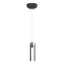Hubbardton Forge 2022 Black Clear Glass (ZM) Standard Exos Glass Low Voltage Mini Pendant