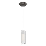 Hubbardton Forge 2022 Oil Rubbed Bronze Opal Glass (GG) Standard Exos Glass Low Voltage Mini Pendant