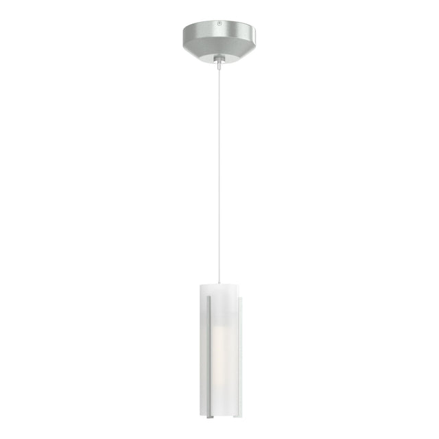 Hubbardton Forge 2022 Vintage Platinum Opal Glass (GG) Standard Exos Glass Low Voltage Mini Pendant