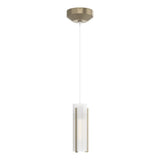 Hubbardton Forge 2022 Soft Gold Opal Glass (GG) Standard Exos Glass Low Voltage Mini Pendant