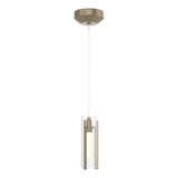 Hubbardton Forge 2022 Soft Gold Clear Glass (ZM) Standard Exos Glass Low Voltage Mini Pendant