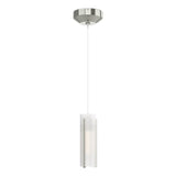 Hubbardton Forge 2022 Sterling Opal Glass (GG) Standard Exos Glass Low Voltage Mini Pendant