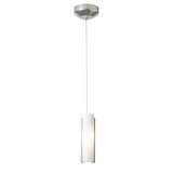 Hubbardton Forge 2022 Sterling Opal Glass (GG) Standard Exos Glass Low Voltage Mini Pendant